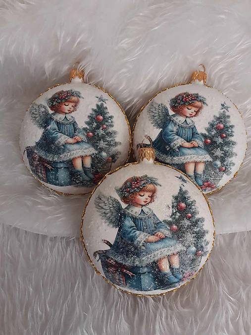 Dekorácie - Vianočné medailonky 7 - 16979076_