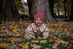 Detské čiapky - PIXIE - 100% Baby merino - 16979583_