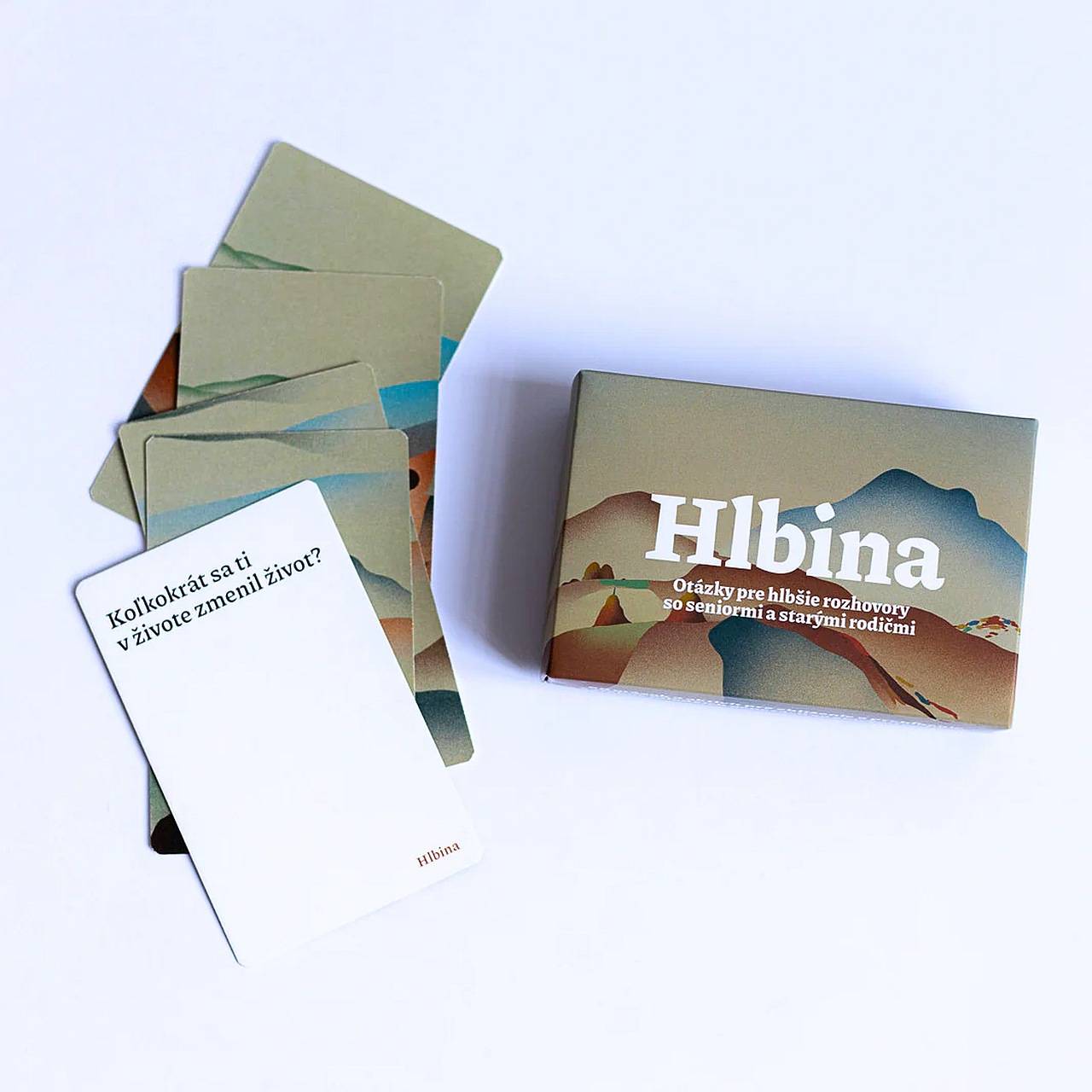 Spoločenská kartová hra Hlbina - medzigeneračné rozhovory