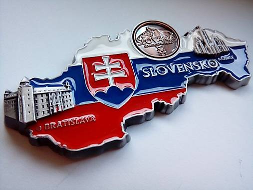 Magnetky - 3D magnetka s príbehom - Mapa Slovenska - 16978424_