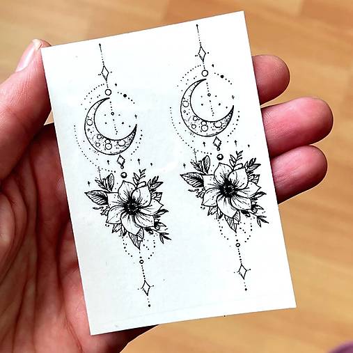 Tetovačky - Dočasné tetovačky Tiny Tattoos Ornamenty T0031 - 16980373_