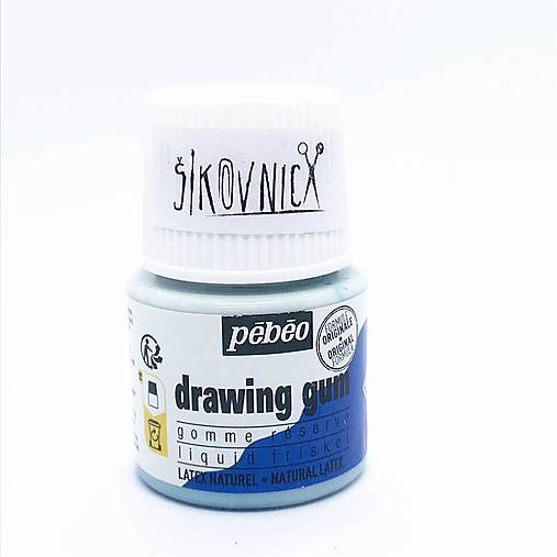 Maskovacia guma, drawing gum (fľaštička 45 ml)