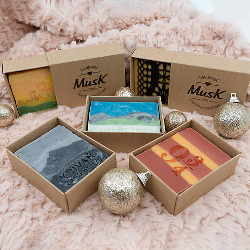 Kozmetické darčekové sady - Sada dizajnových mydiel - 16981864_