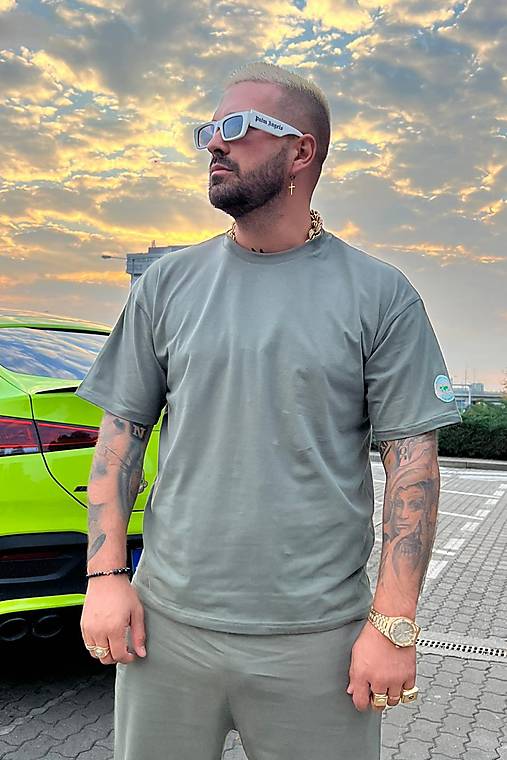 Topy, tričká, tielka - Tričko KHAKI UNISEX - 16982103_
