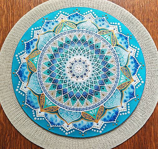 Obrazy - Mandala priateľstva, medziľudských vzťahov a kariéry  - 16987893_