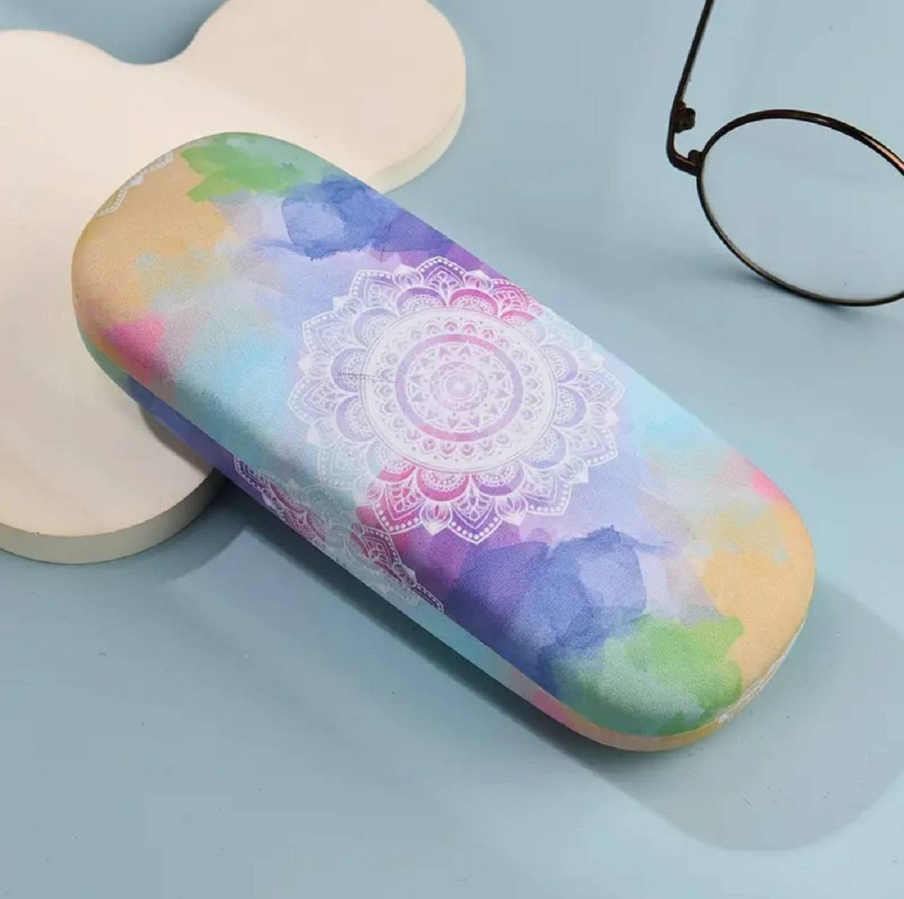 Púzdro na okuliare Mandala (dúhové)