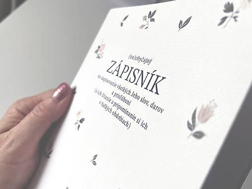tvoje slovo // kvetinový zápisník