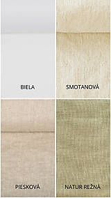 Úžitkový textil - Sada ľanových obrúskov s monogramom - 16989862_