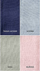 Úžitkový textil - Sada ľanových obrúskov s monogramom - 16989863_