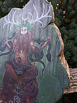 Obrazy - CERNUNNOS - original obraz - painted picture - 16991065_