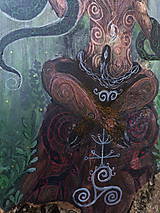 Obrazy - CERNUNNOS - original obraz - painted picture - 16991074_