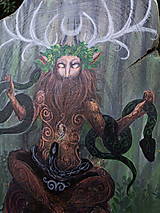 Obrazy - CERNUNNOS - original obraz - painted picture - 16991075_