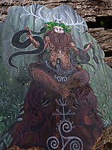 Obrazy - CERNUNNOS - original obraz - painted picture - 16991076_