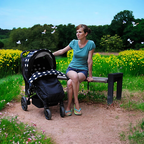 Detský textil - Veľký set na kočík Britax B-agile a Britax B-motion - 16995855_