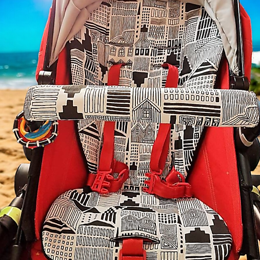 Detský textil - Podložka s bočnicami do kočíka Joolz  - 16996653_