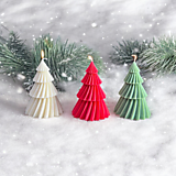 Sviečky - Vianočný stromček  - 16995785_