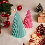 Sviečky - Vianočný stromček  - 16995787_