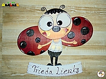 Tabuľky - Menovka - lienka - 16995433_