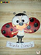 Tabuľky - Menovka - lienka - 16995434_