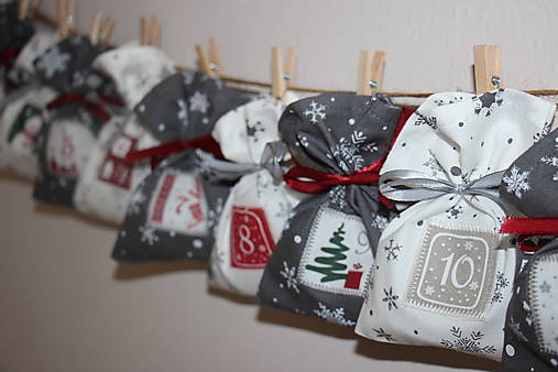 Úžitkový textil - Adventní kalendář č.28 - 16995629_