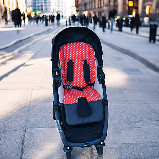 Detský textil - Obojstranná podložka do kočíka Easy Go s nepremokavým spodným dielom  - 16997532_