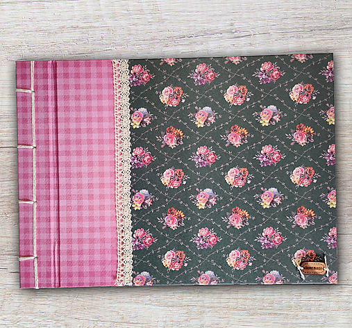 Papiernictvo - fotoalbum jano A4 - vintage - 16997734_