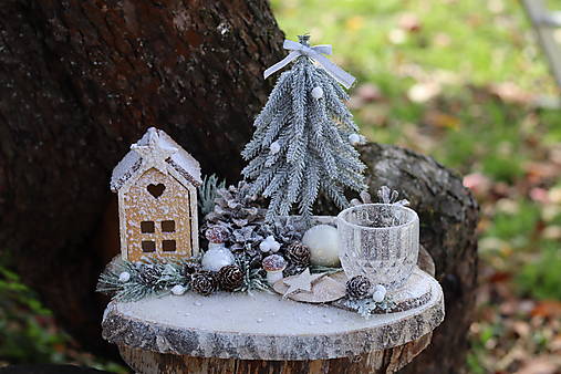 Dekorácie - Vianočný svietnik - 16998170_