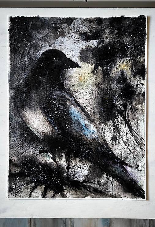 Obrazy - Straka (zákazka) - 17000344_