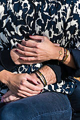 Náramky - Partnerské náramky Amulet  proti negatívnej energii - 17000692_