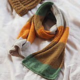  - Detský šálik...so zelenou - 16997591_