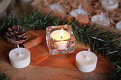 Sviečky - Bezodpadové sójové čajové sviečky s vôňou a farbou podľa vlastného výberu - 16999006_