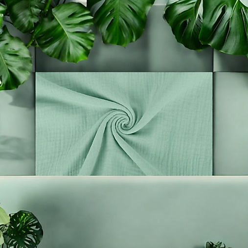 Detský textil - Mušelín mentolový - 17004862_