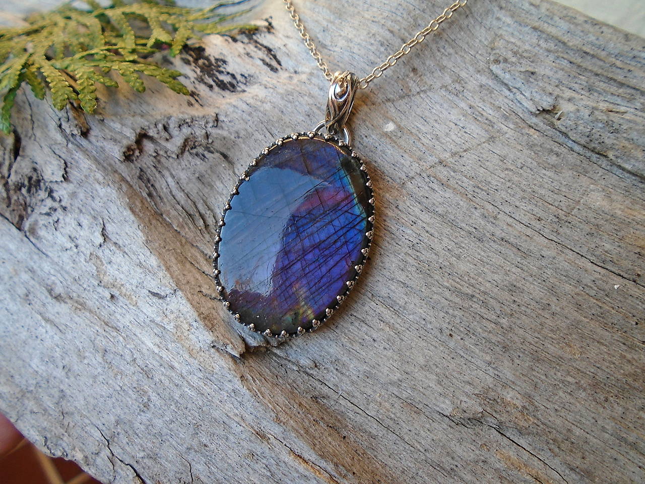 Strieborný prívesok Ag925 Labradorit 