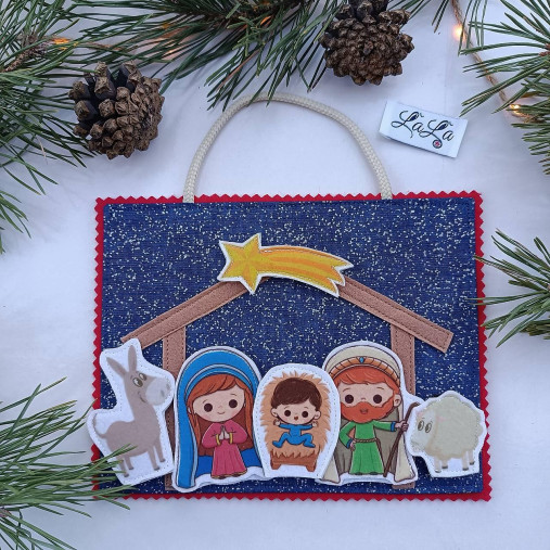 Hračky - Betlehem - quiet book karta - 17004506_