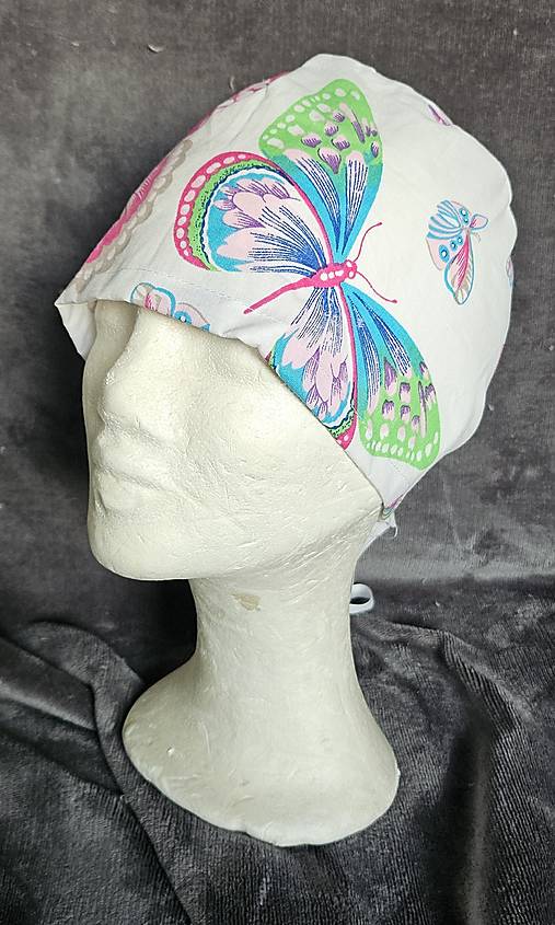 Čiapky, čelenky, klobúky - operačná čiapka-zviera (motýľ) - 17004133_