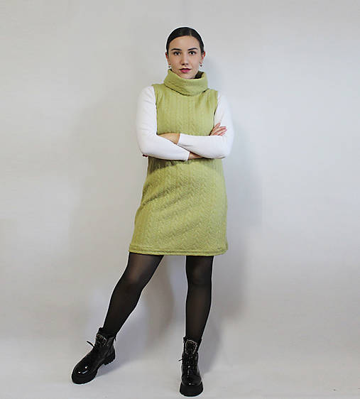Šaty - Rolákové šaty ARIA - 17001217_