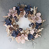Svietidlá - Adventný veniec Powder Black - 17006231_