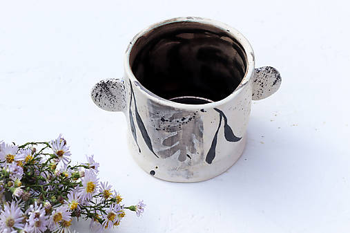 Dekorácie - Váza na sušené kvety, dekoračná nádoba - 17005902_