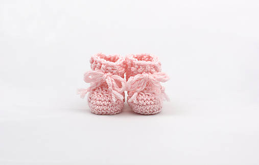 Detské topánky - Bledoružové zimné čižmičky MERINO - 17006866_