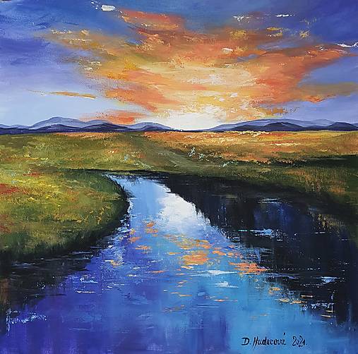 Obrazy - Obraz "Večer", 40x40 cm - 17005886_