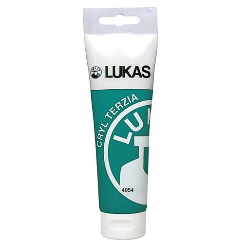 AKCIA -20% LUKAS, akrylová farba, 125 ml, zelená viridian