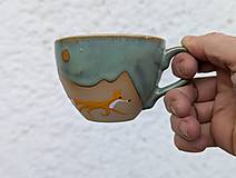 Nádoby - Šálka na čaj Líšky (+podšálka) - 17011235_