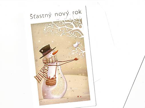 Papier - Snehuliak s holubičkou - Telegram - 17010260_