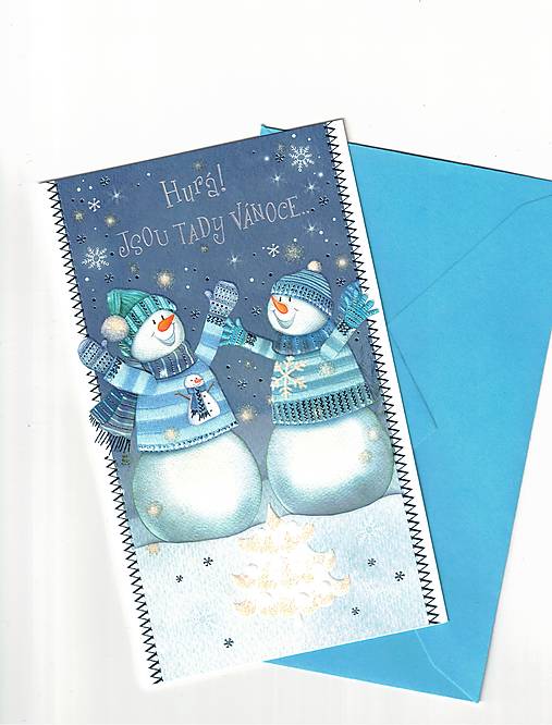 Papier - Hurá! Snehuliaky (CZ)-Telegram - 17010301_