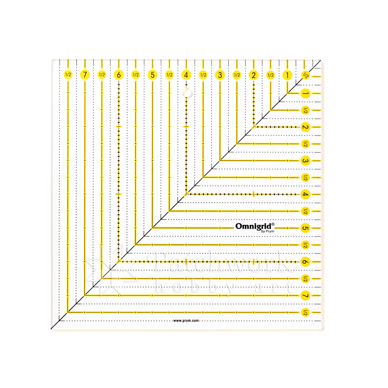 Pravítko na patchwork Omnigrid 8 x 8 palcov (611 657)