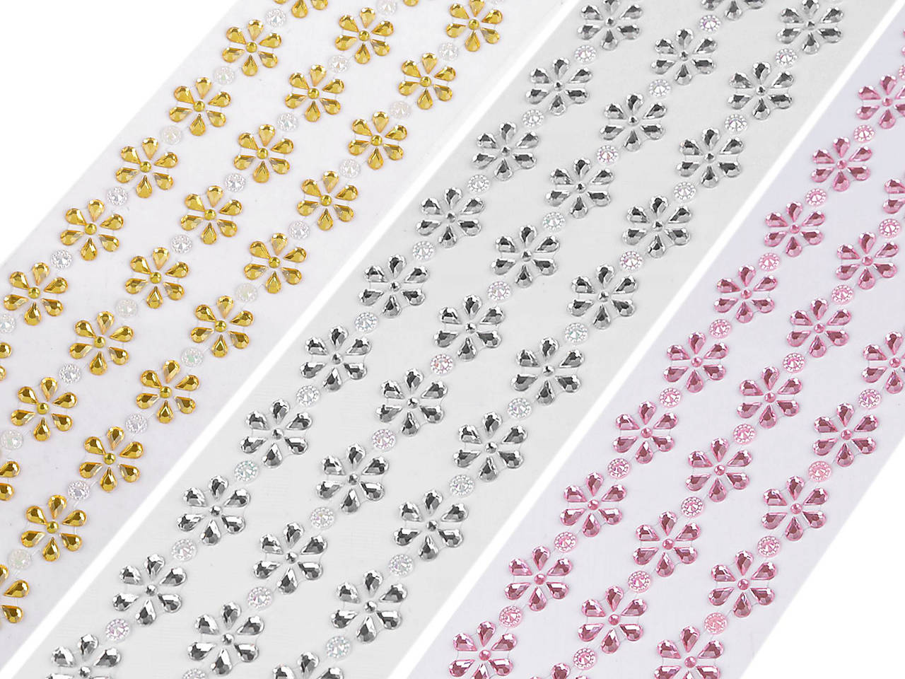 - 50% samolepiace kvetinky na lepiacom prúžku, pôvod.cena 2,50€