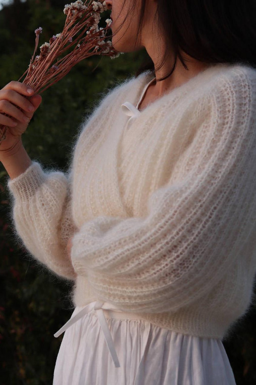 Svetre a kardigány - Obláčikový Cardigan - 17014068_