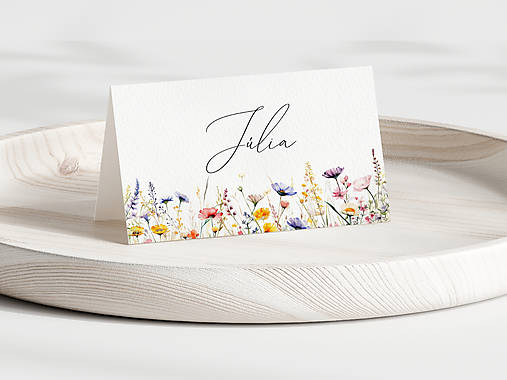 Úložné priestory & Organizácia - Svadobné menovky Neskoré leto - 17018753_