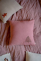 Úžitkový textil - Vianočný stromček II.- ručná výšivka S (40 × 40 cm) - 17020419_