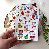 Papier - Vianočné samolepky - 17018303_